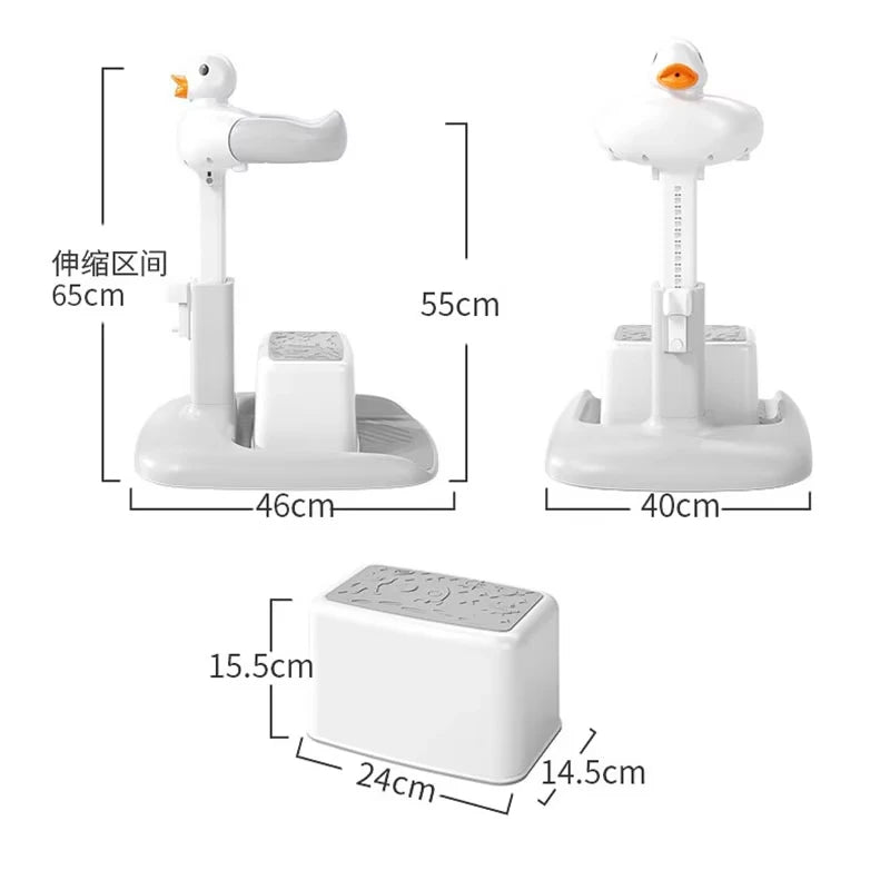 "Tiny Feet, Happy Bath – Foldable Baby Shower Stand"