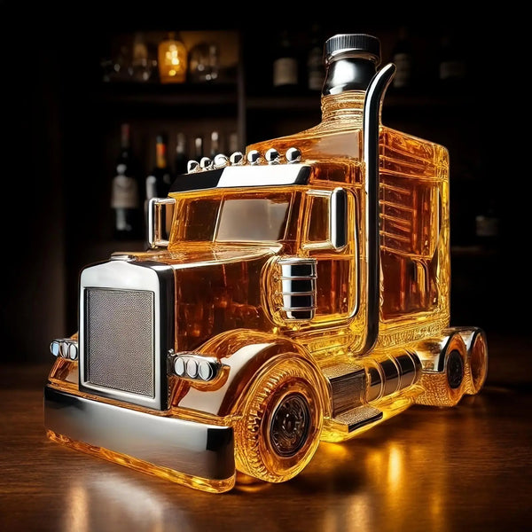 Vintage Truck Whiskey Decanter
