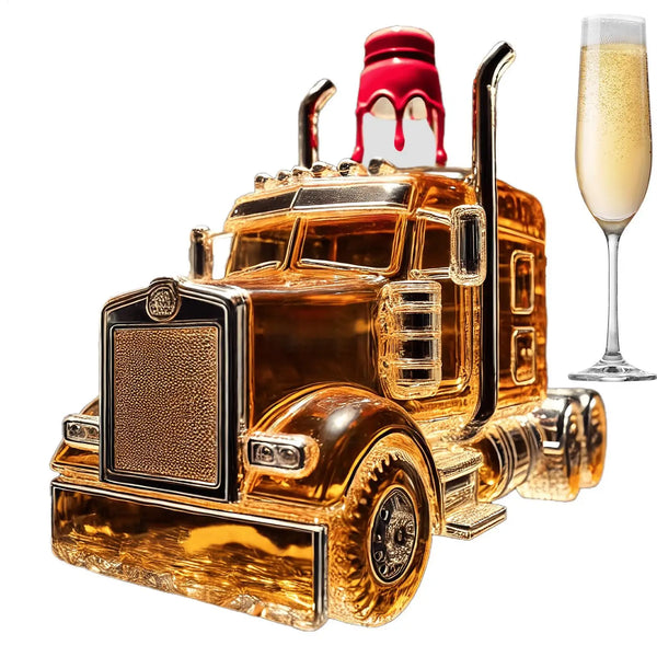 Vintage Truck Whiskey Decanter