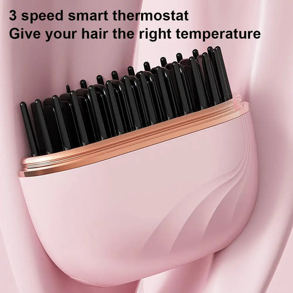 Portable Heat Hair Brush