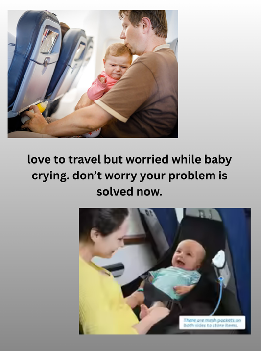 “Toddler Airplane Seat Extender & Footrest – Travel Comfort Pad for Kids and Children”