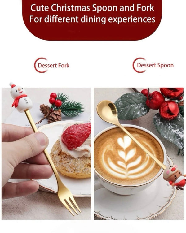 Festive Holiday Utensil Set