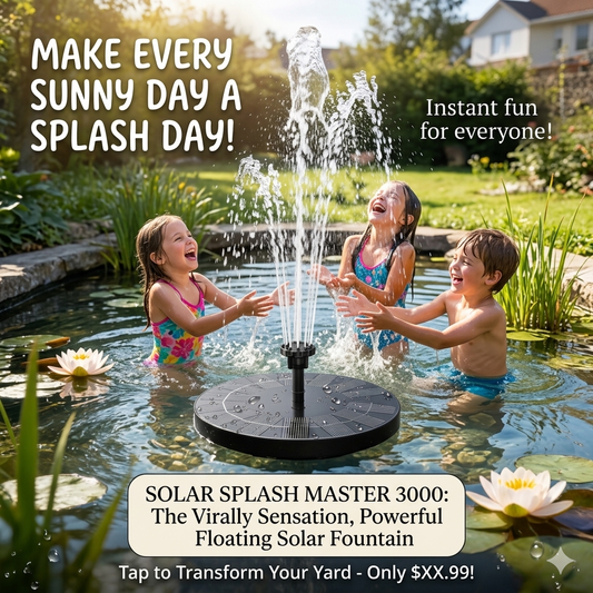 SunFloat Garden Fountain