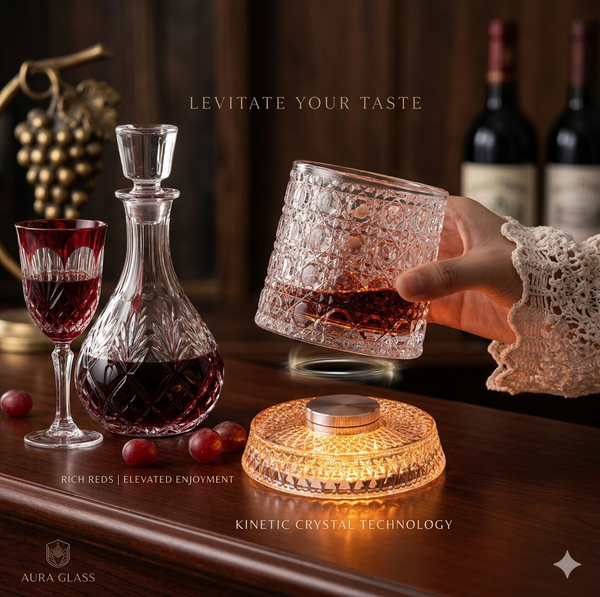 TwirlGlow Embossed Glass