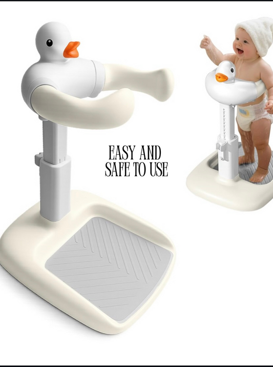 "Tiny Feet, Happy Bath – Foldable Baby Shower Stand"