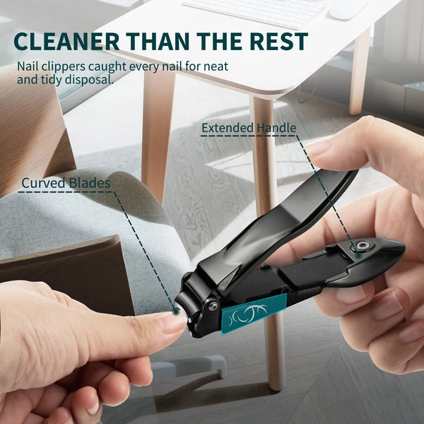 No-Splash Nail Clippers Set