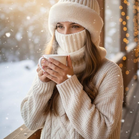 ThermoShield Fleece Neck Gaiter Hat-✔️ Select colour → Auto discount